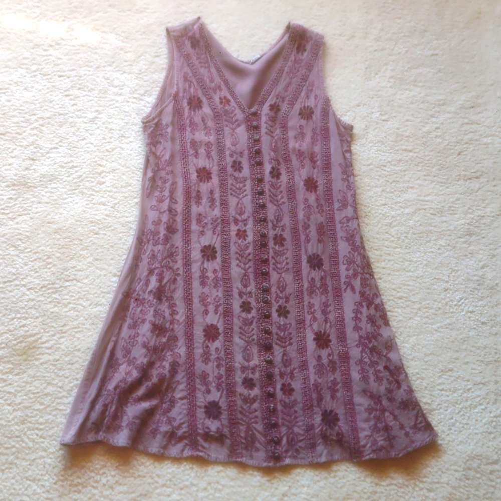 Cute purple sundress with tie back